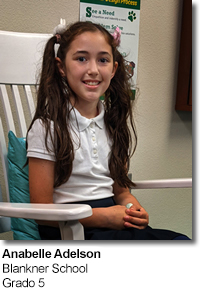 Anabelle Adelson - Escuela Elemental Blankner School - 5.° grado